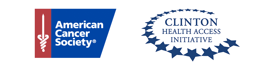 American Cancer Society and Clinton Health Access Initiative logos