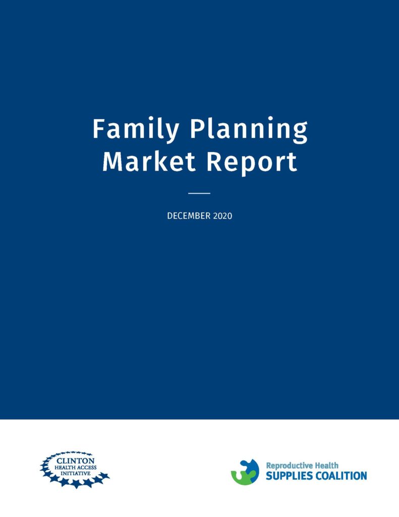 Cover of the 2020 Family Planning Market Report