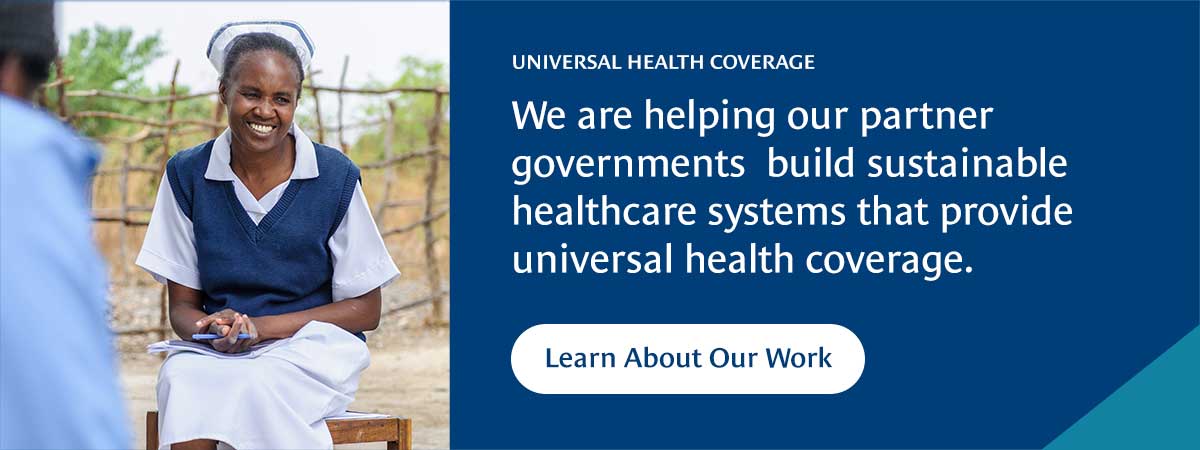 Learn about our work on universal health coverage