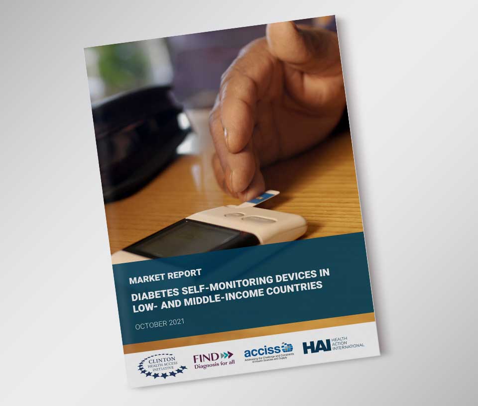 Cover of Market Report: Diabetes self-monitoring devices in LMICs - October 2021