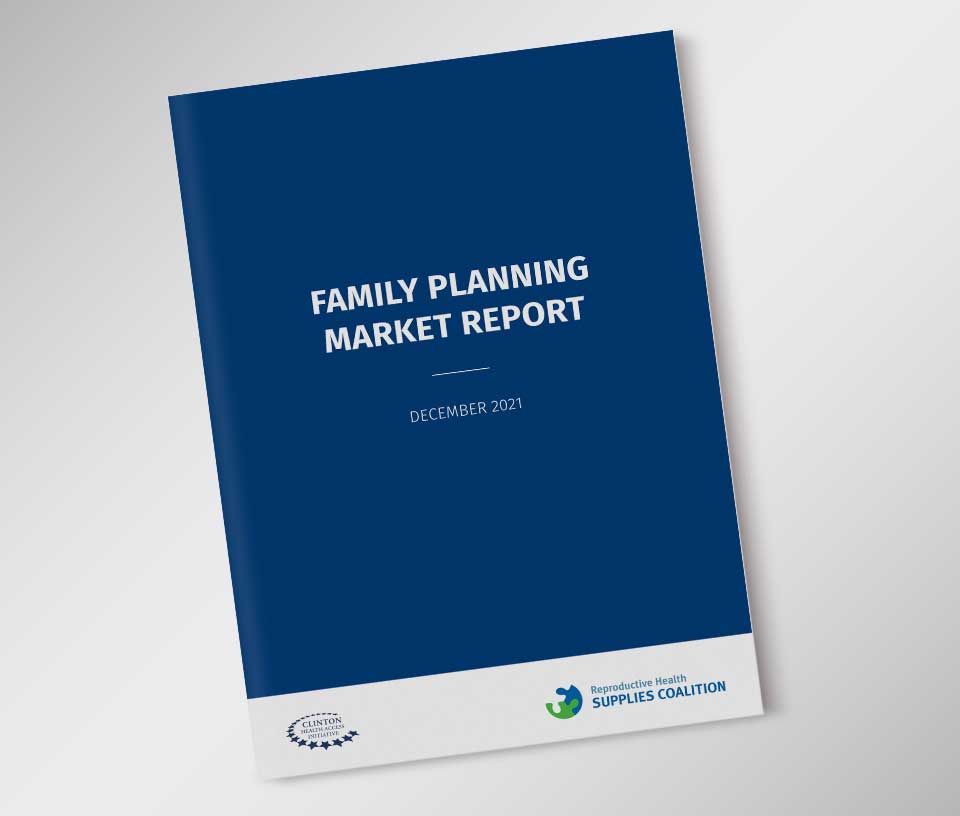 Cover of 2021 CHAI RHSC Family Planning Market Report