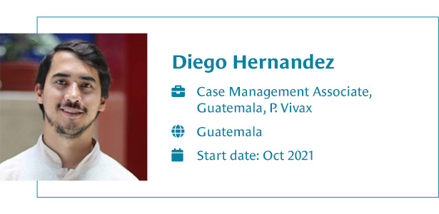 Diego Hernandez, Case Management Associate, P. Vivax, Guatemala