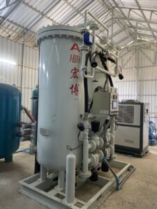 Pressure swing adsorption plant in Kampong Cham donated by Prime Minister of Cambodia, Samdech Thipadei Hun Maneth